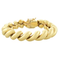 14kt Italian San Marco Link Bracelet 20.4dwt