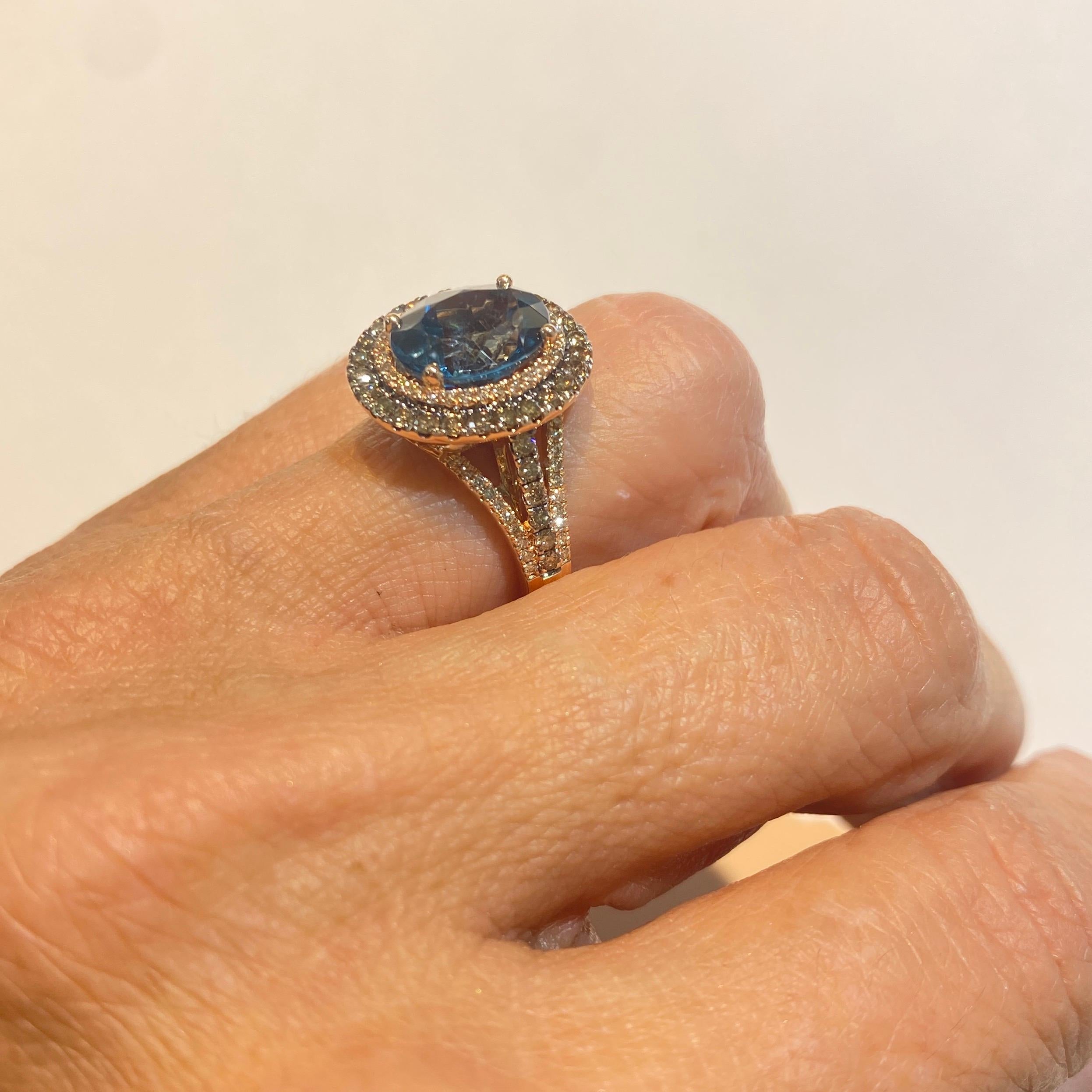 le vian london blue topaz ring