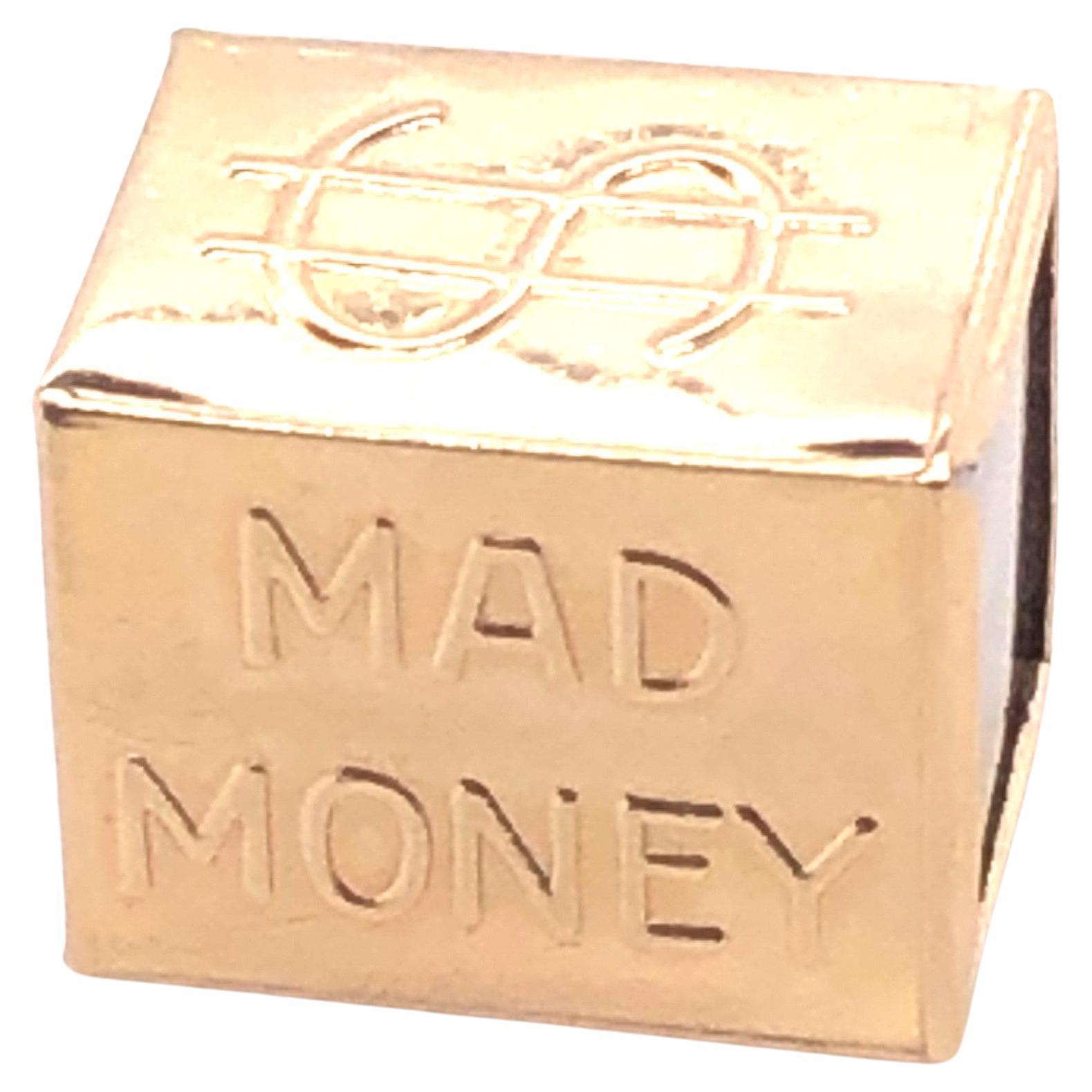14kt "Mad Money" Charm