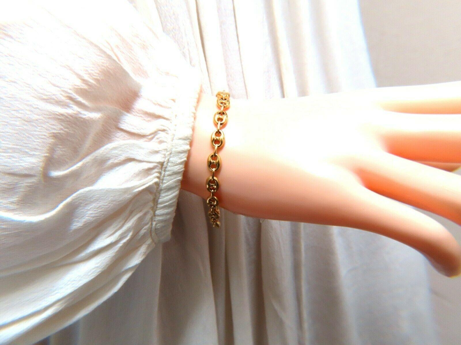 14kt Mariner Sailor Chain Link Bracelet 3