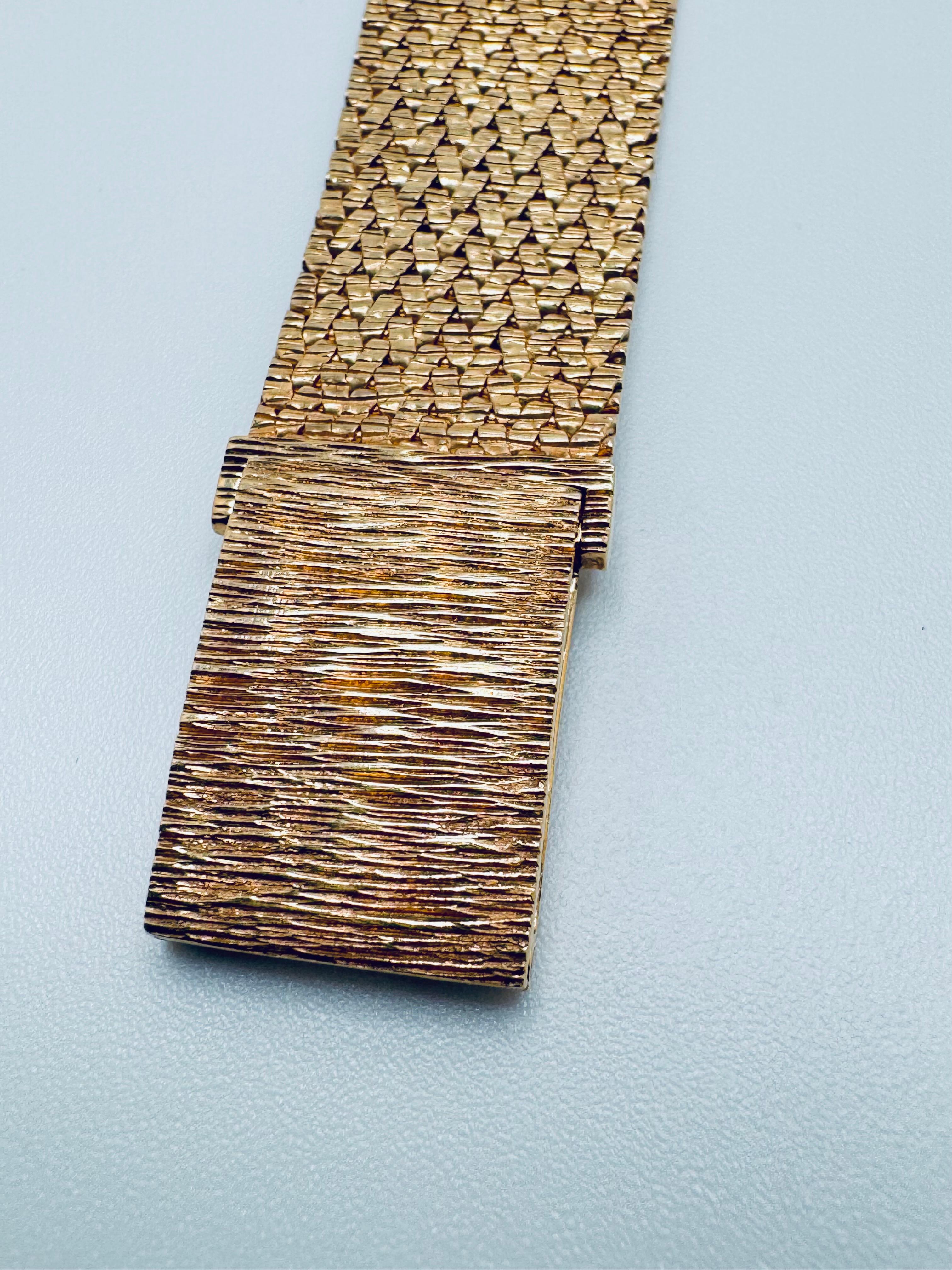Art Deco 14KT Mattey Tissot Lids Watch For Sale