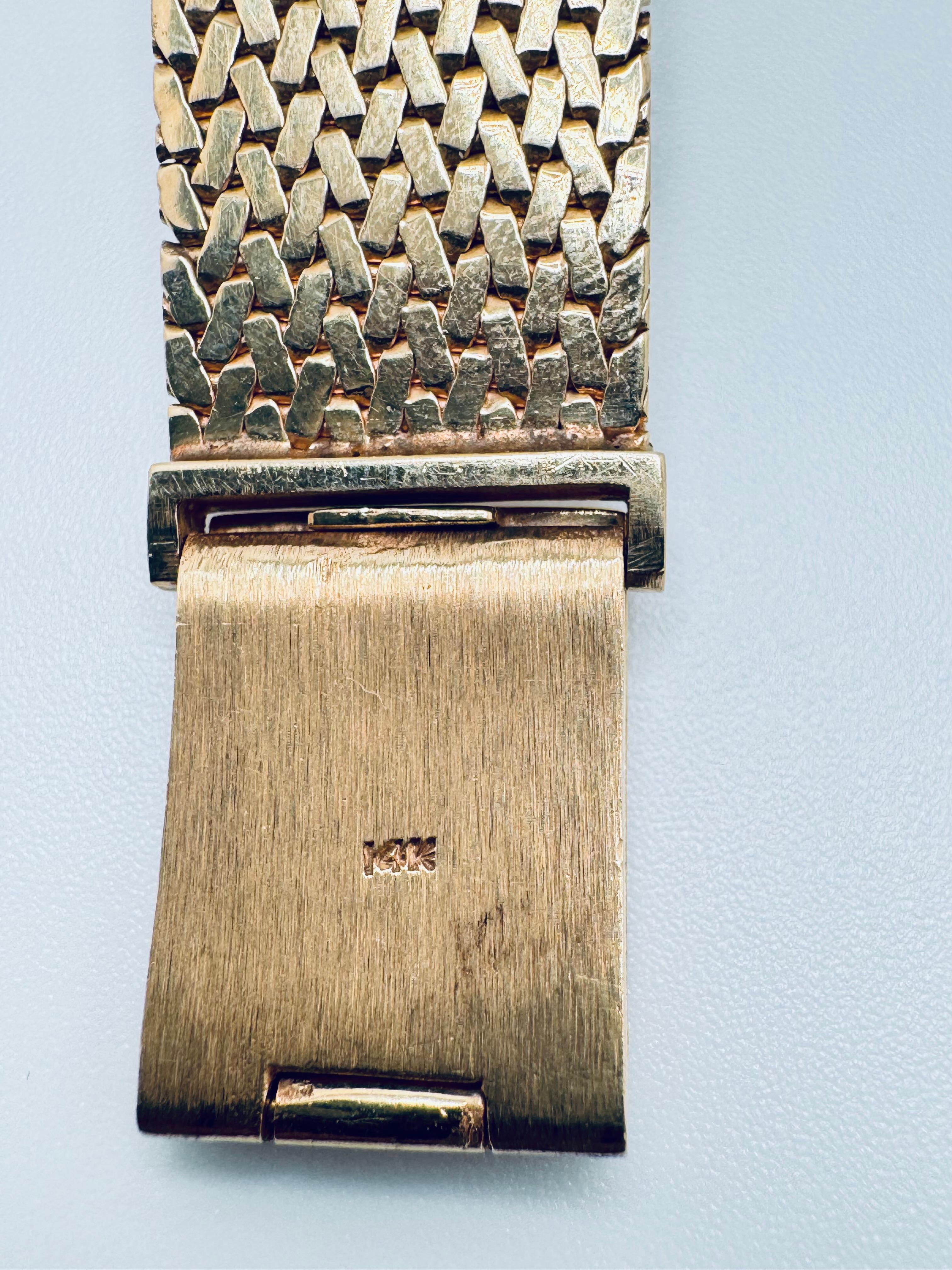 14KT Mattey Tissot Lids Watch For Sale 2