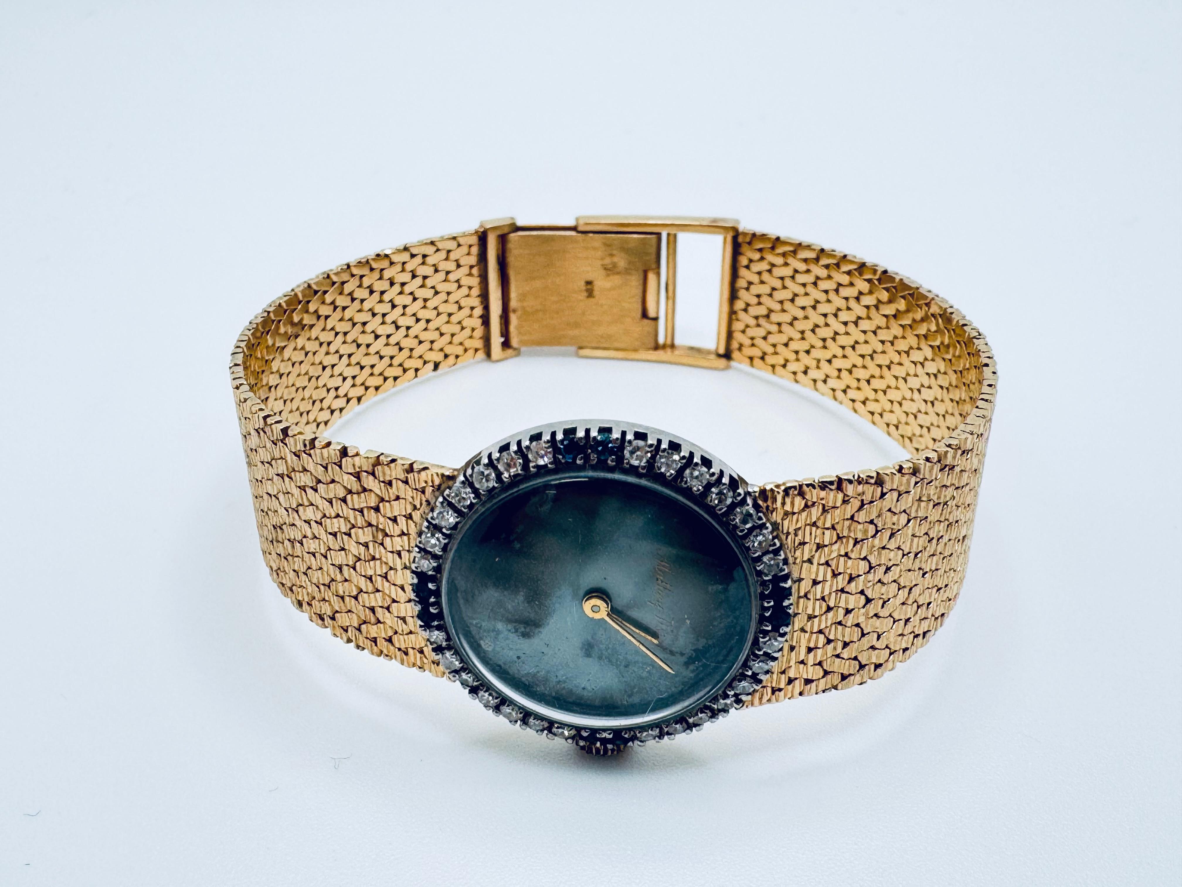 14KT Mattey Tissot Lids Watch For Sale 3