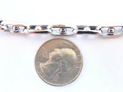 14kt Mens Rolling Balls Chain Link Bracelet Masculine Prime*