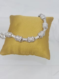 14KT “Pyramid” Diamond Bracelet
