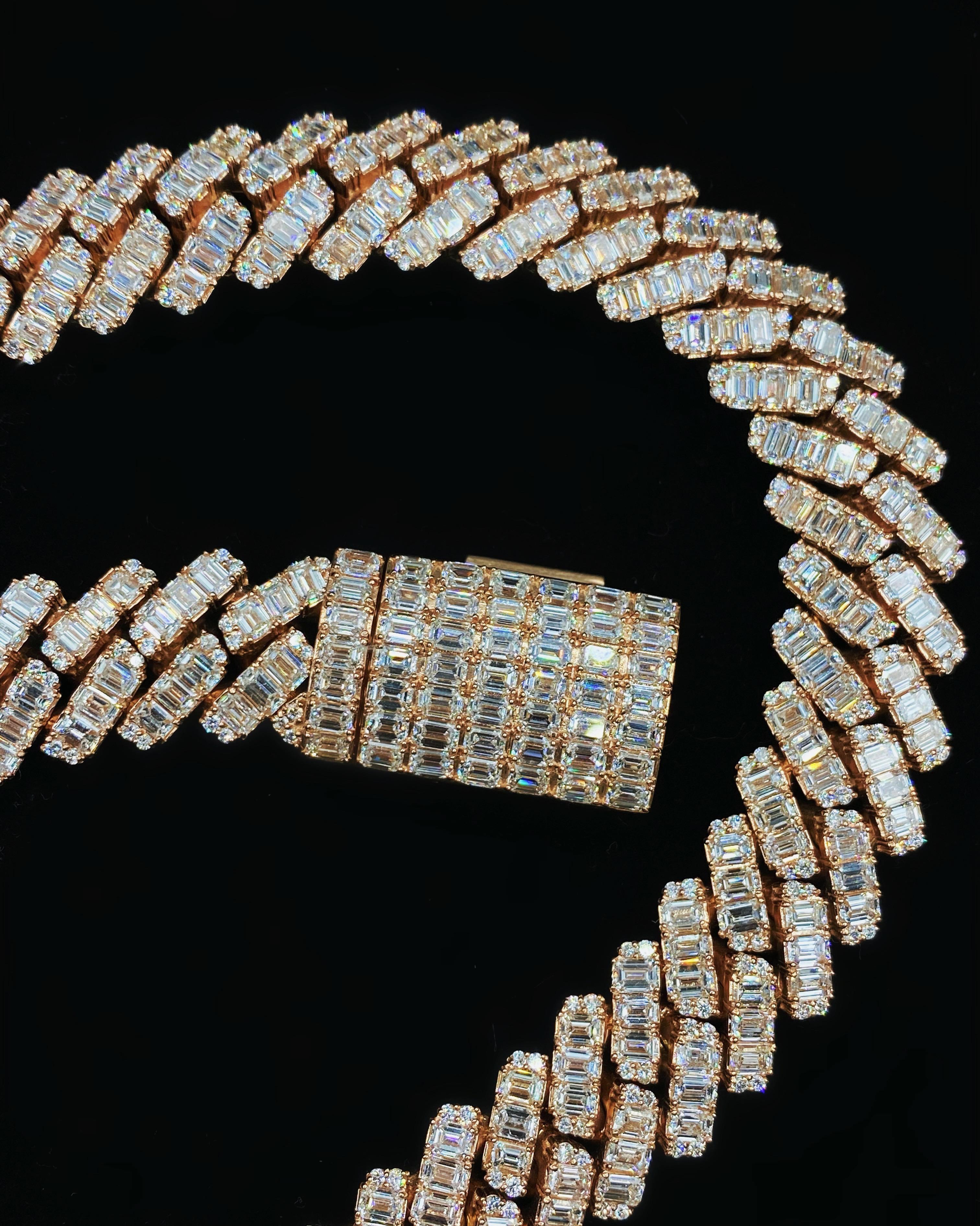 fake diamond cuban chain