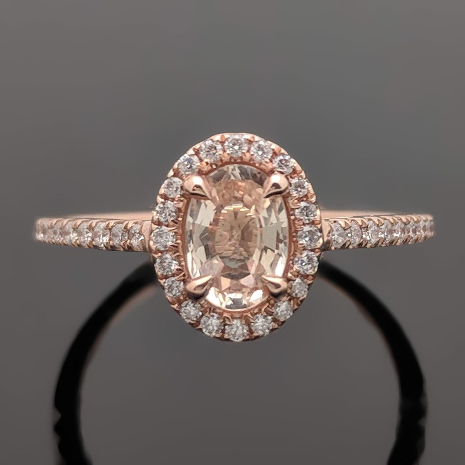 pink sapphire engagement rings rose gold