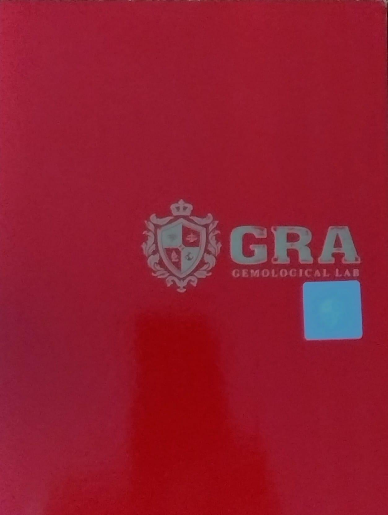 Anello in oro rosa 14kt con rubini e diamanti del BURMA con certificato in vendita 2