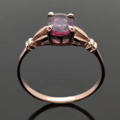 14 Karat Rose Gold Spinel Ring