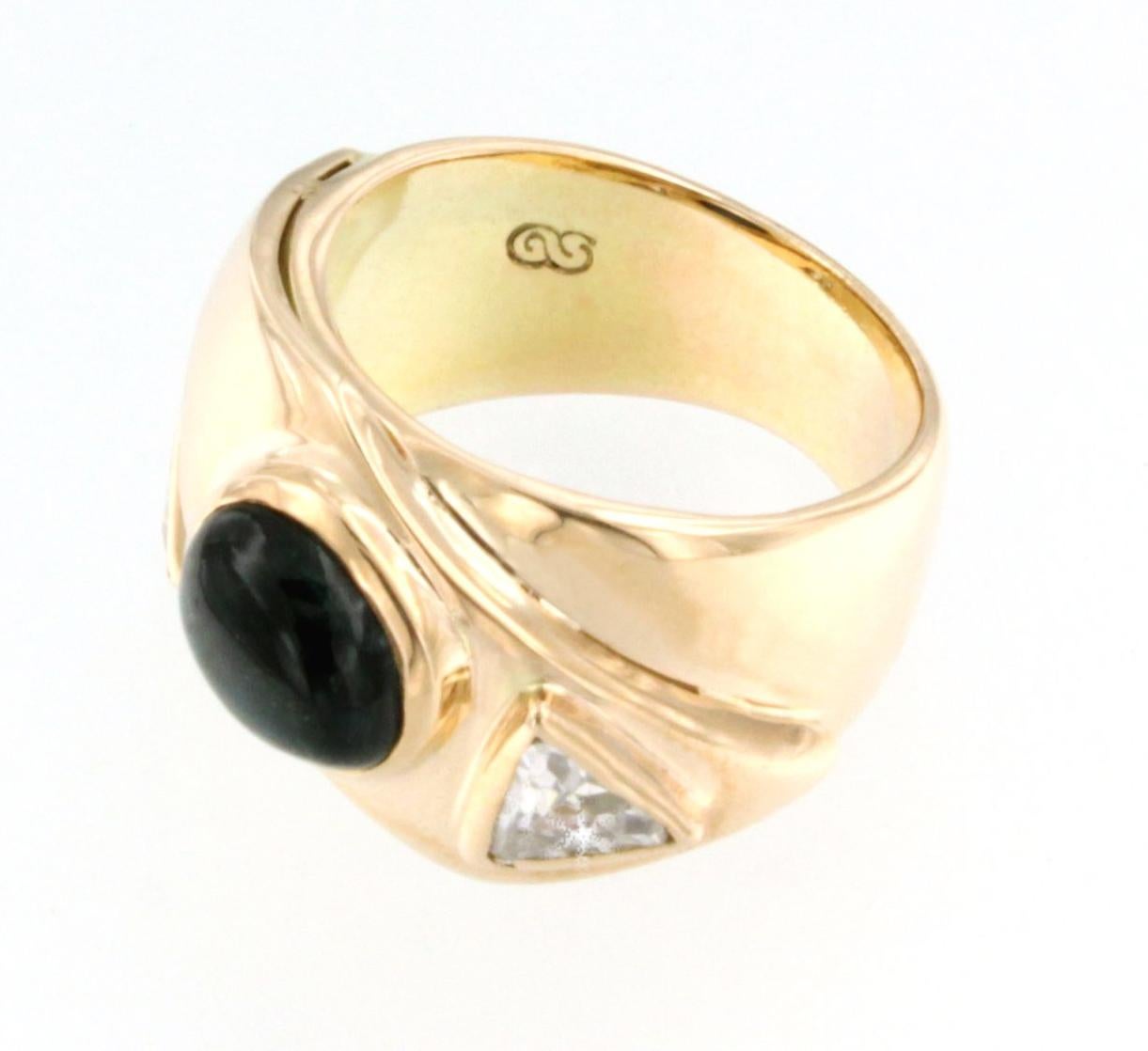 anello swarovski pietra verde