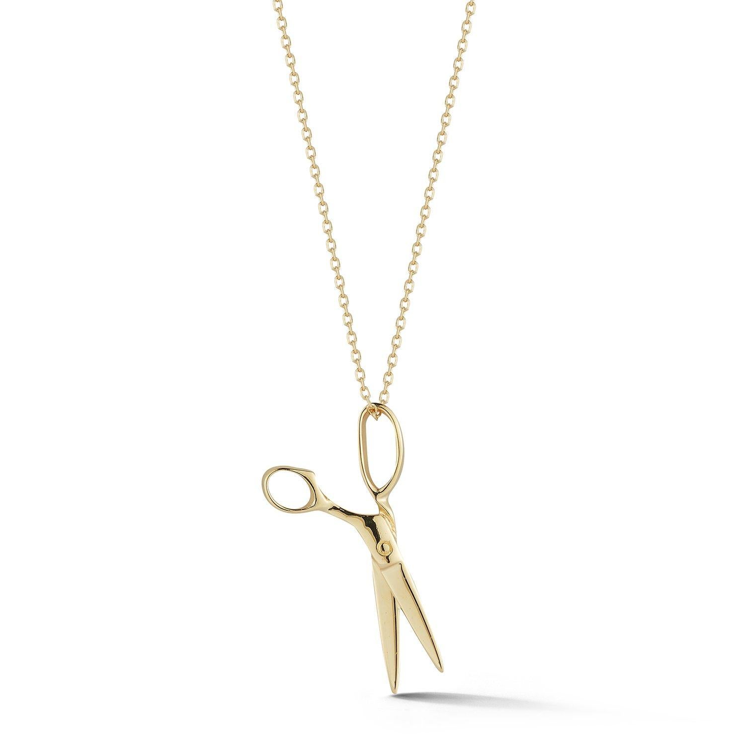 Mateo brings back some of the classics from his first ever jewelry collection. His signature scissor necklace is a tribute to his Mom who was a seamstress and a true source of inspiration from an early age. 