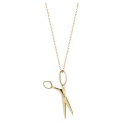 14kt Scissor Necklace