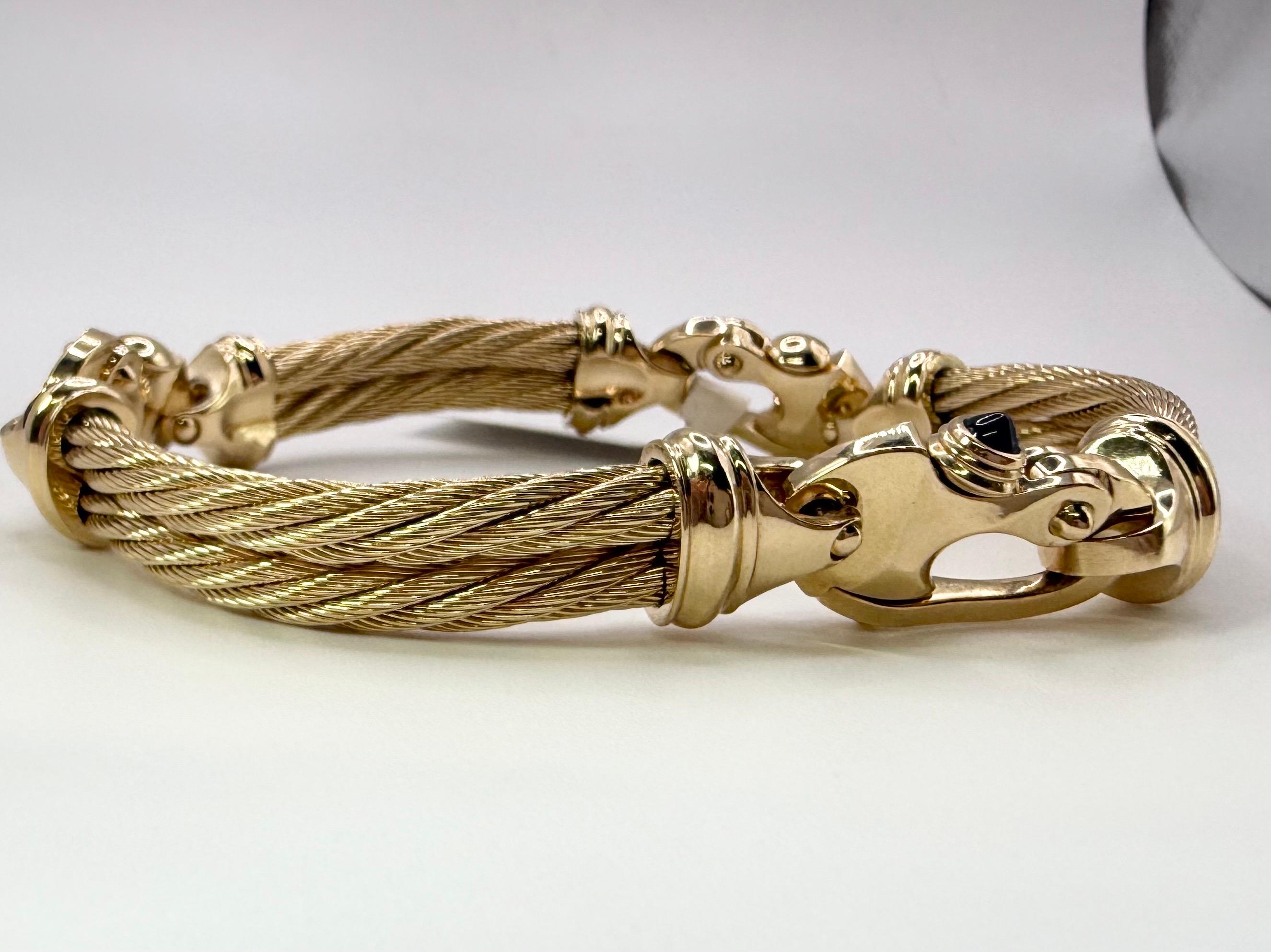 14KT Solid Gold Mariner's Bracelet CUSTOM MADE Bracelet moderne et élégant fait sur mesure en vente 8