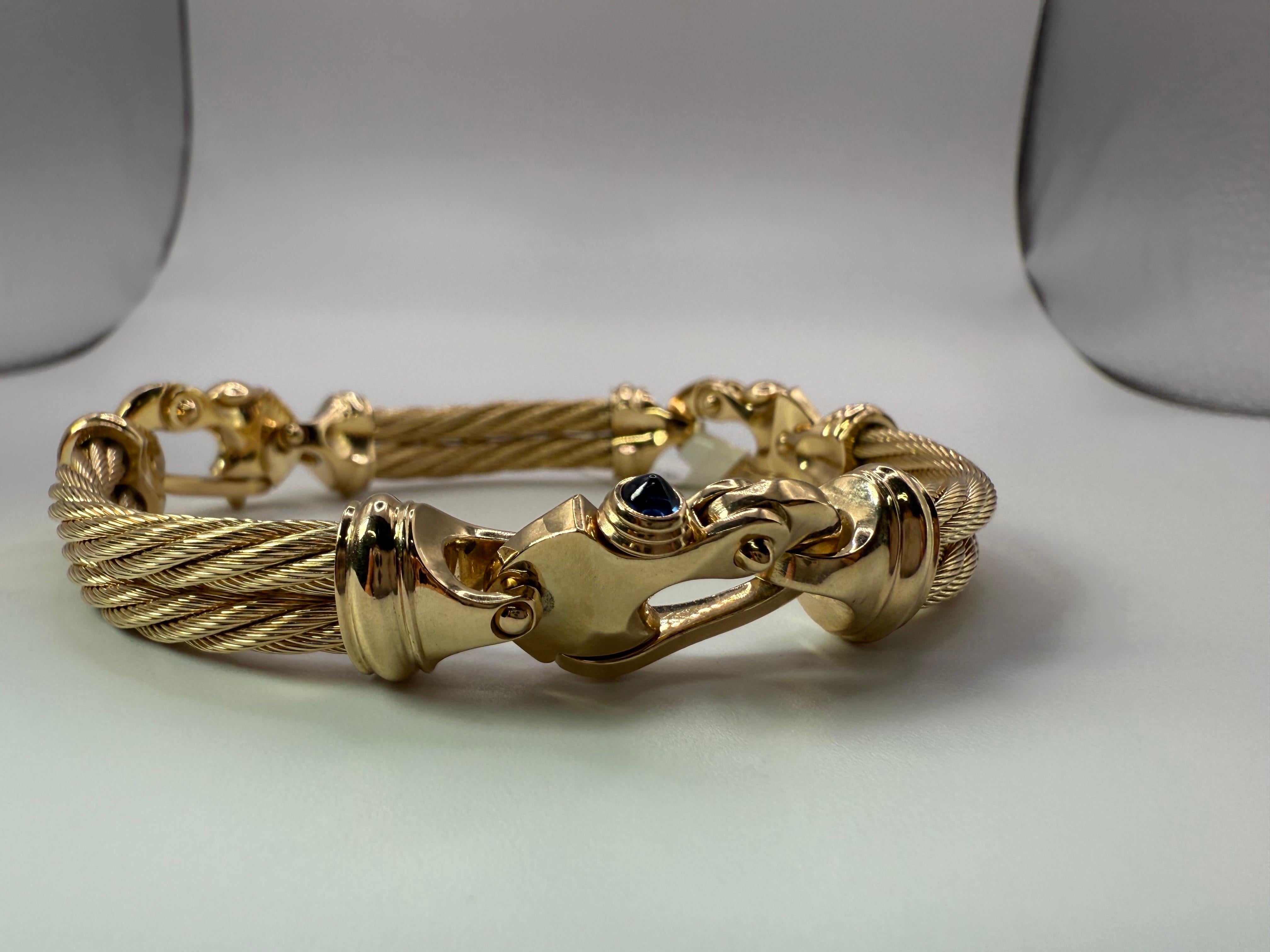 14KT Solid Gold Mariner's Bracelet CUSTOM MADE Bracelet moderne et élégant fait sur mesure en vente 9