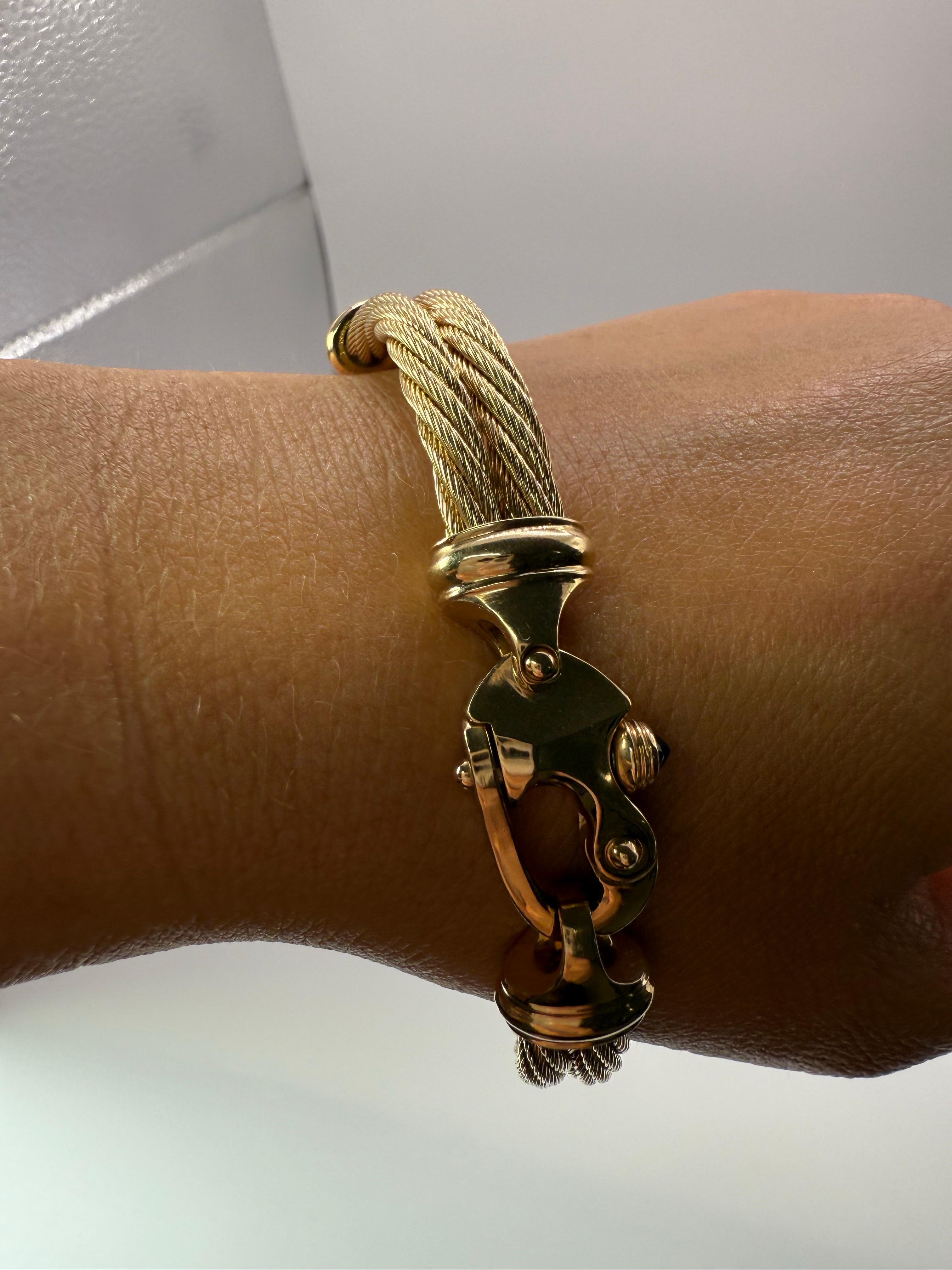 14KT Solid Gold Mariner's Bracelet CUSTOM MADE Bracelet moderne et élégant fait sur mesure en vente 3