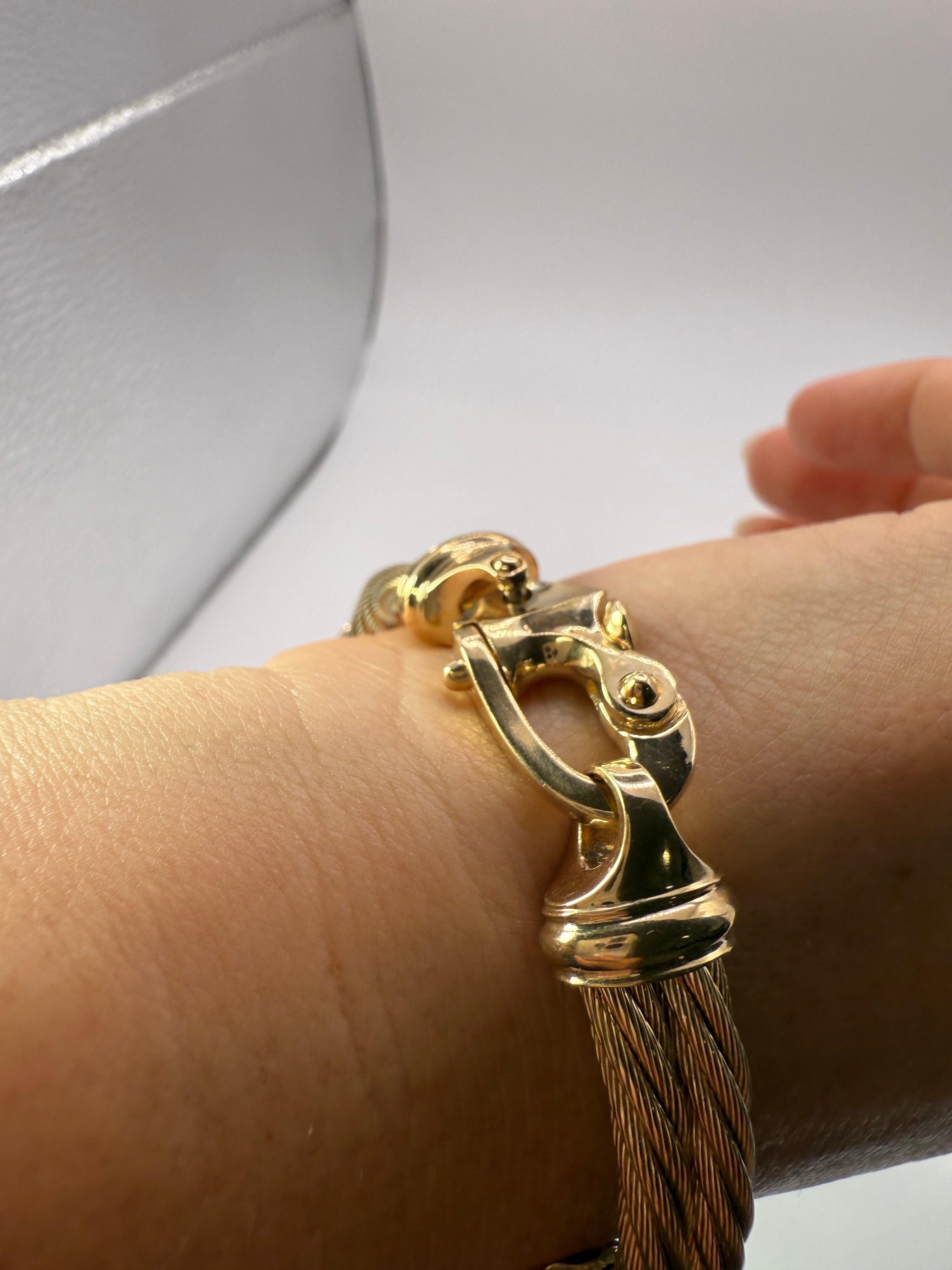 14KT Solid Gold Mariner's Bracelet CUSTOM MADE Bracelet moderne et élégant fait sur mesure en vente 5