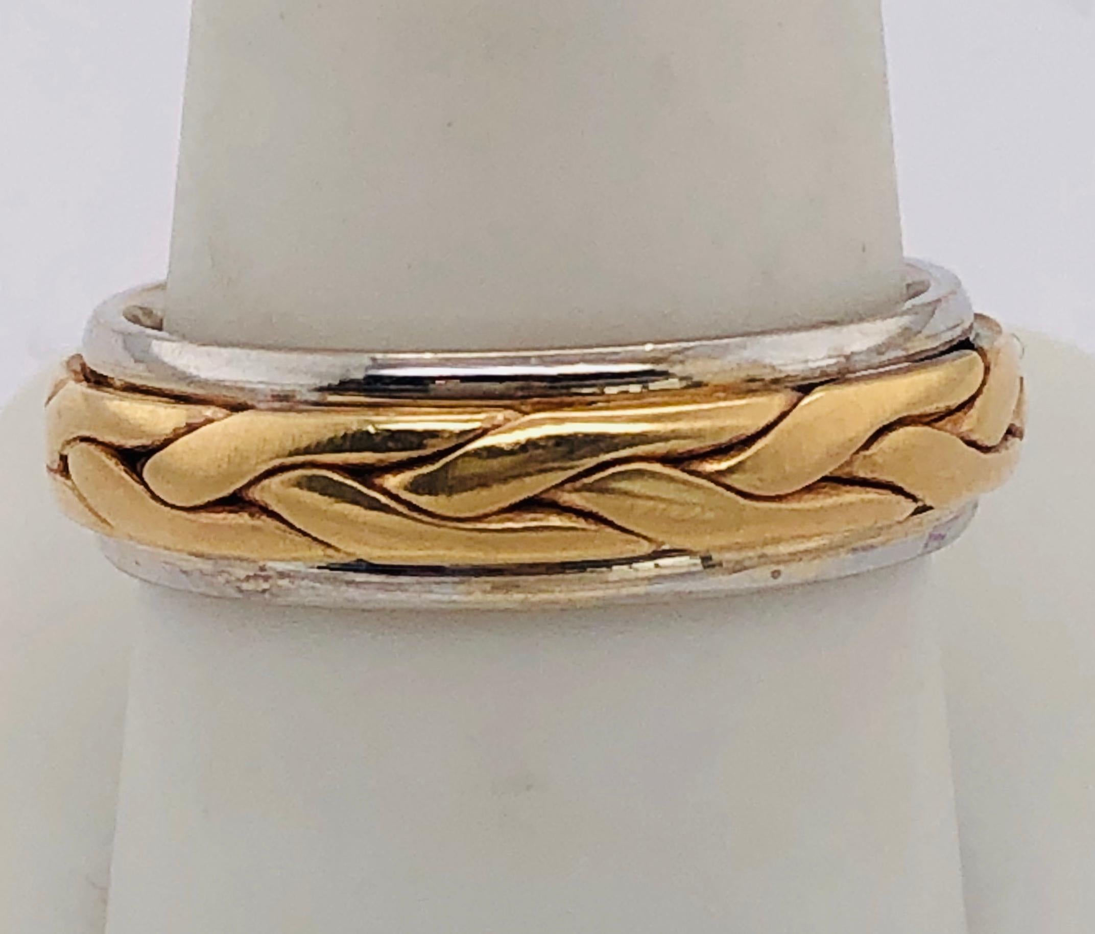gold braid ring