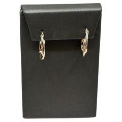 Orecchini a spirale in oro 14kt bicolore - 3/4in, 2.6mm, 1.4g, New