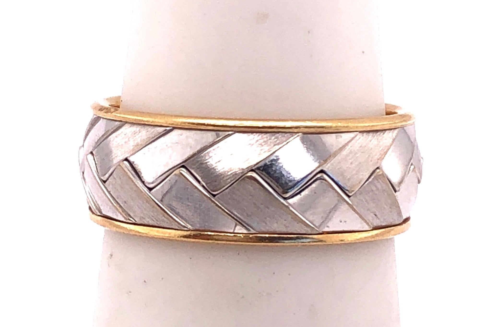 gold weave ring