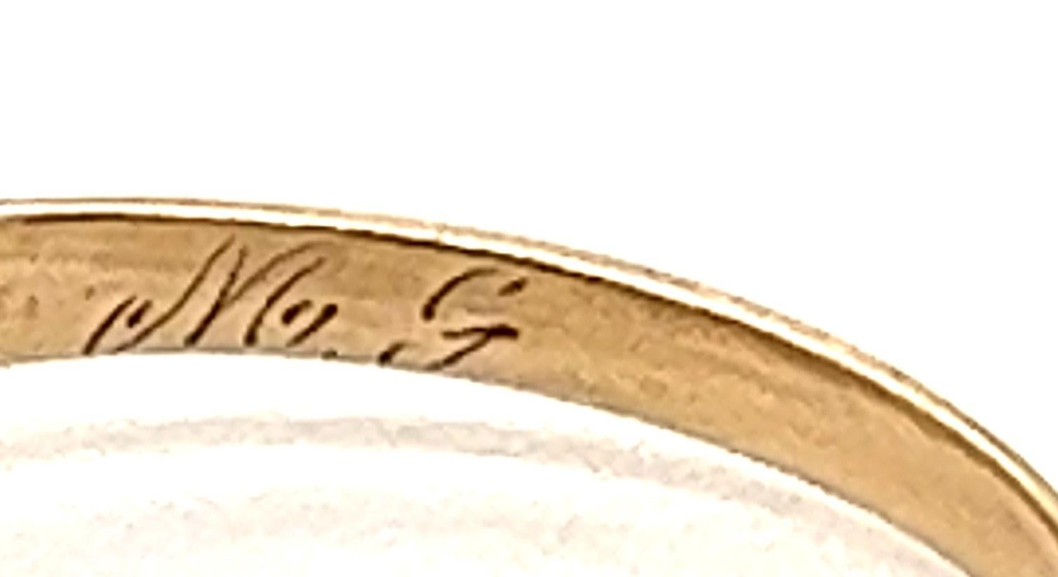 14kt Victorian .15 Carat Old Mine Cut Diamond Ring 1