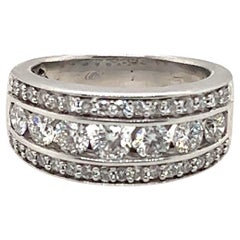 14kt White Gold 1.03 Carat Diamond Band 14kt White Gold 1.03 Carat Diamond Band