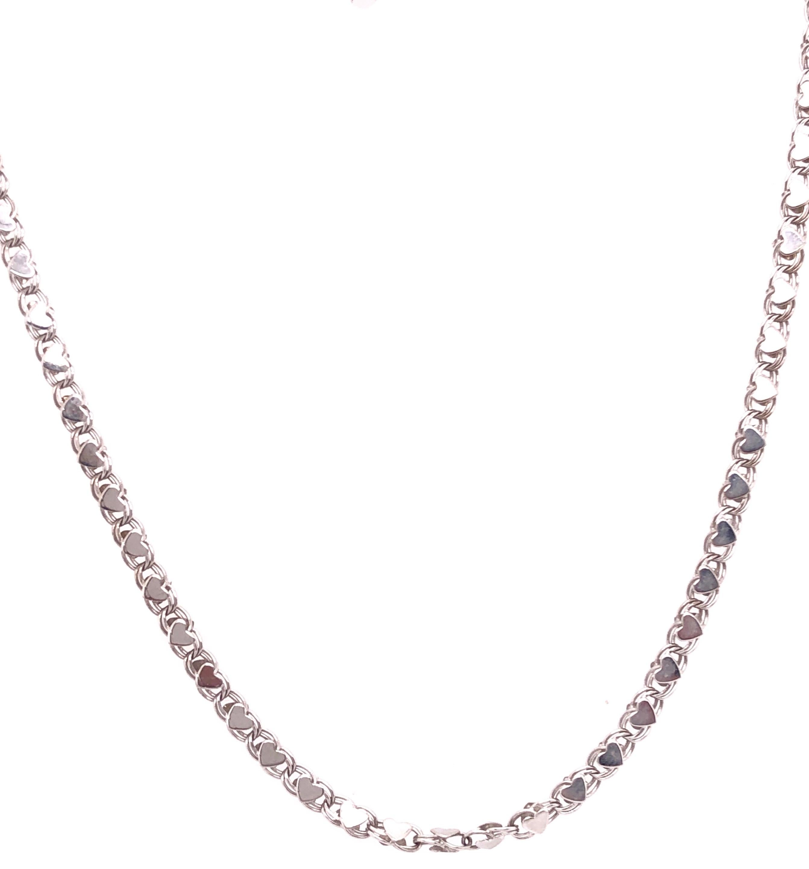 Collana A Link in oro bianco 14 carati In condizioni buone in vendita a Manhasset, NY
