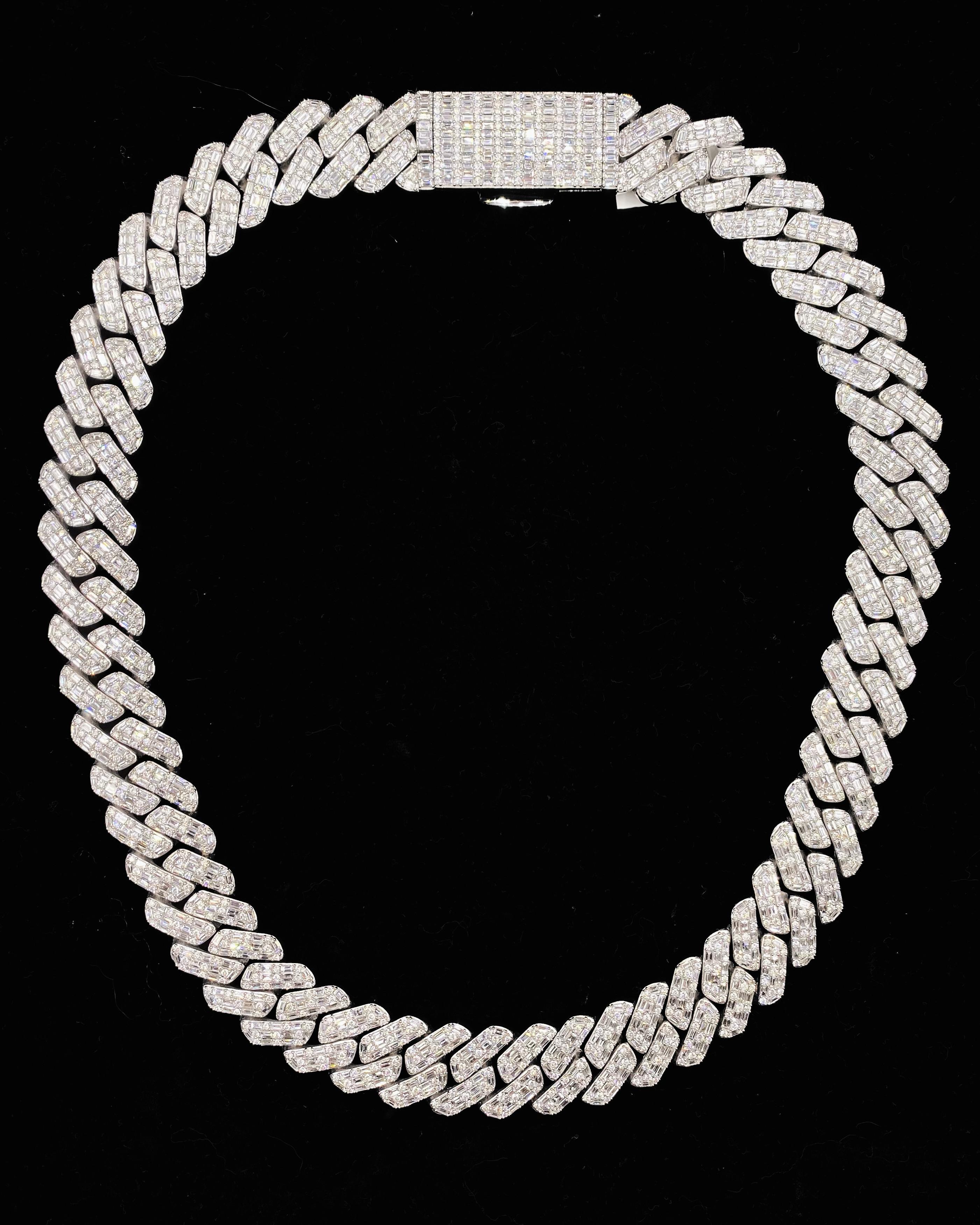 cuban link chain transparent