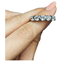 14kt White Gold Eternity Ban with 1.35ct Natural Diamonds