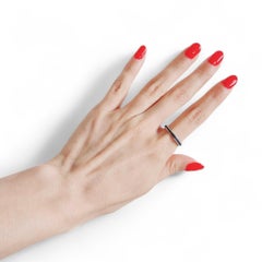 14kt white Gold Eternity Band Ring with Sapphires