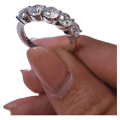14kt White Gold Eternity band with 2.35ct Natural Diamonds