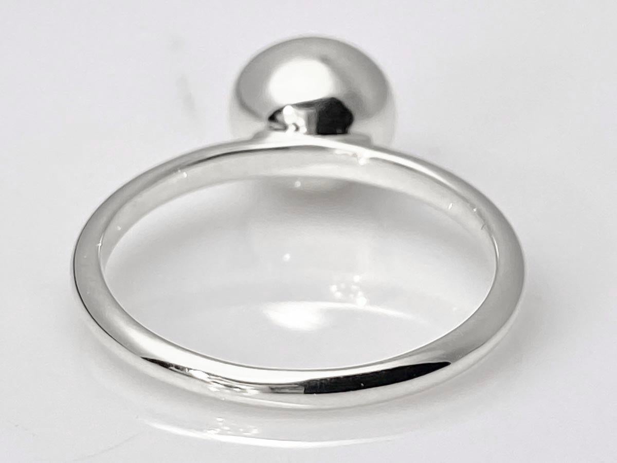 Anillo biselado de cuarzo ahumado redondo de oro blanco de 14 quilates Corte redondo en venta