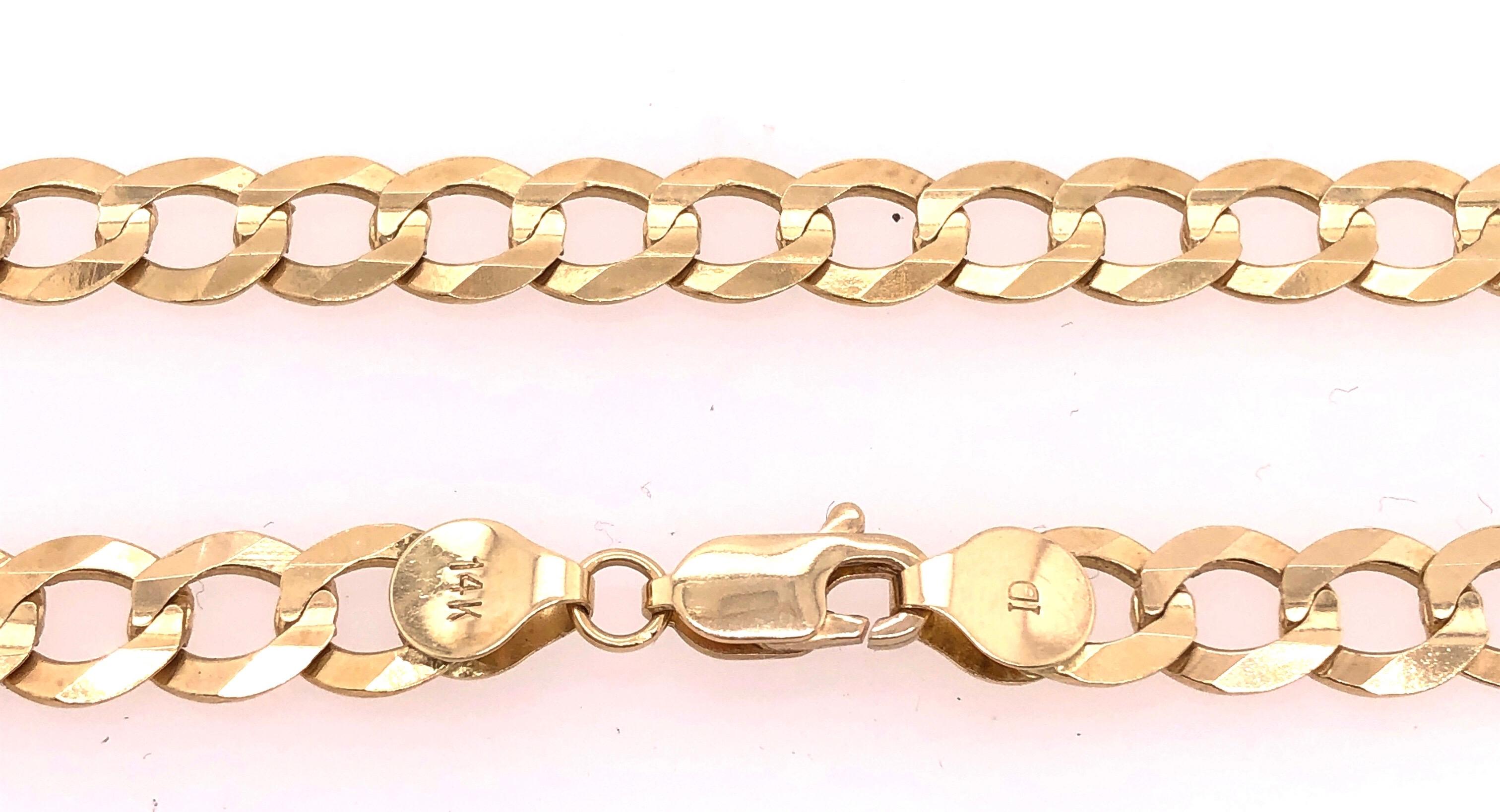 Collier à maillons fantaisie en or jaune 14 carats en vente 5