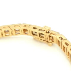14Kt Yellow Gold 3.00ct Diamond Tennis Bracelet