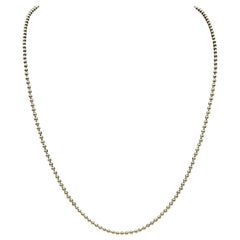 14kt Yellow Gold Ball Bead Chain – 18in, 1.85mm, New