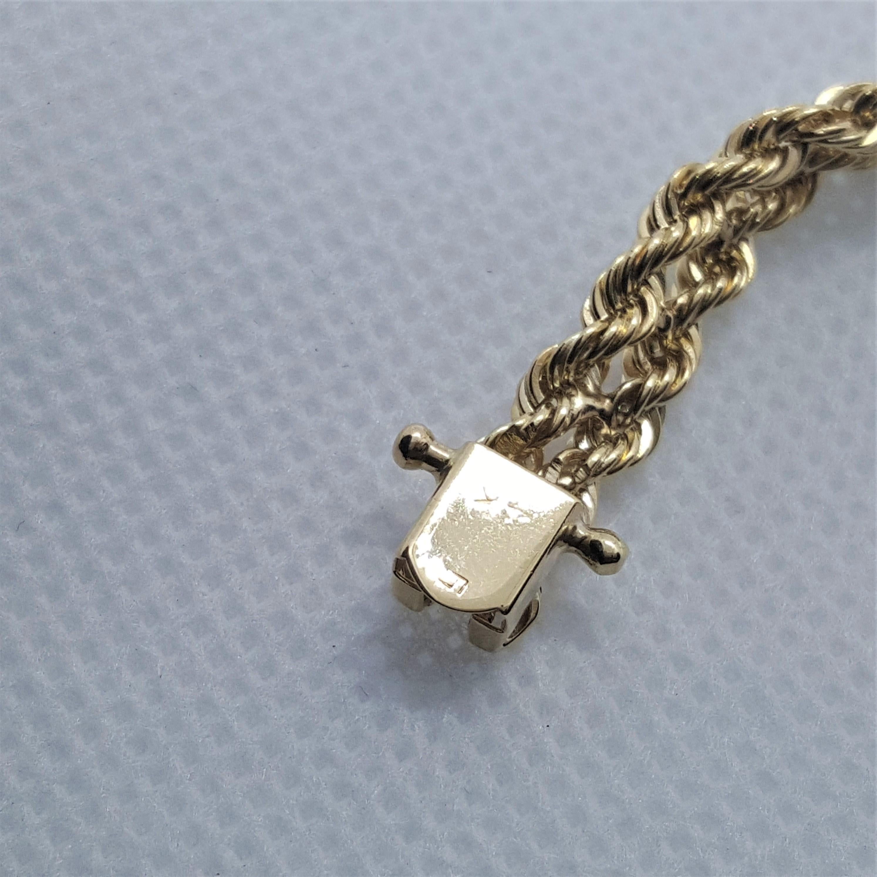 diamond rope bracelet
