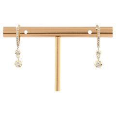 Oro giallo 14 kt - Orecchini con scintille graduate da 0,44 carati (diamante naturale)