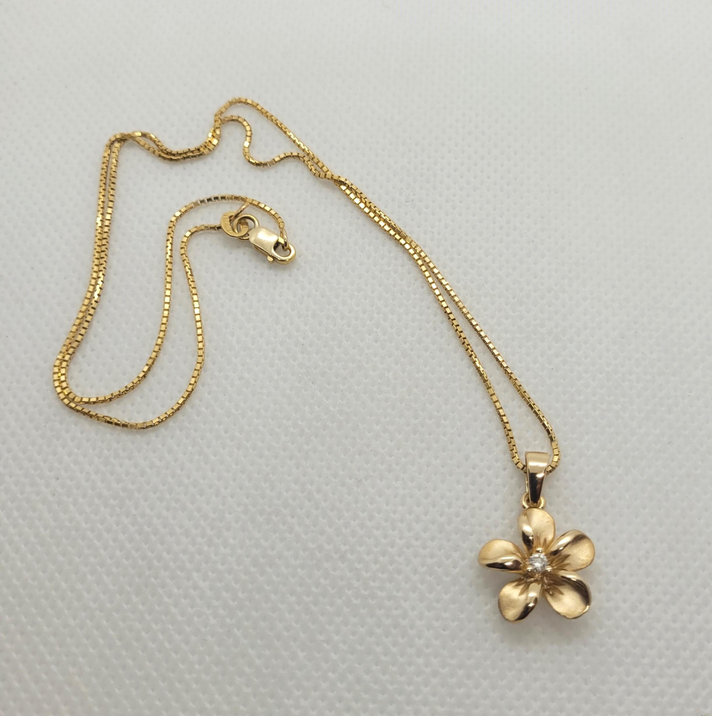 Three Floating Plumeria Necklace – Na Hoku