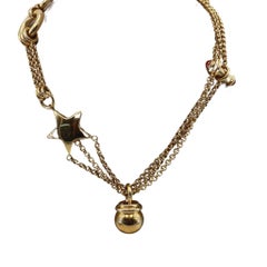 14kt yellow Gold Necklace with Carnelians