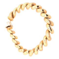 14 Karat Yellow Gold San Marco  Unisex Bracelet