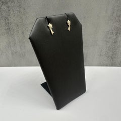 14kt Yellow Gold Star Earrings for Kids – Threaded Backs, 0.3g, New