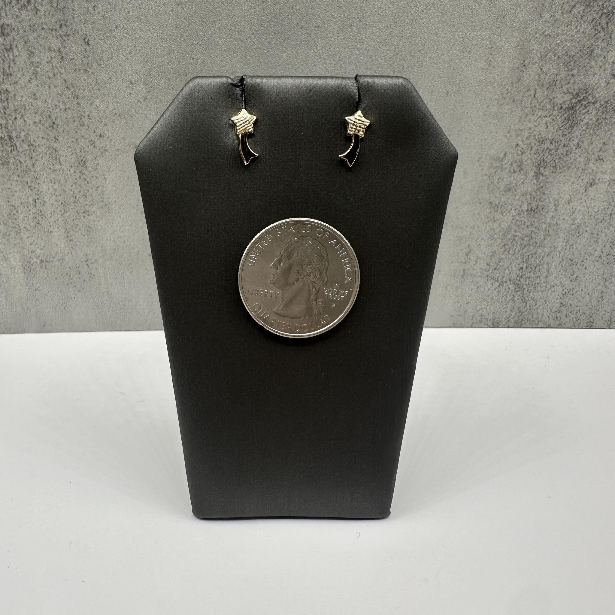 Boucles d'oreilles pour enfants en or jaune 14kt - 0.3g, nouvelles Unisexe en vente