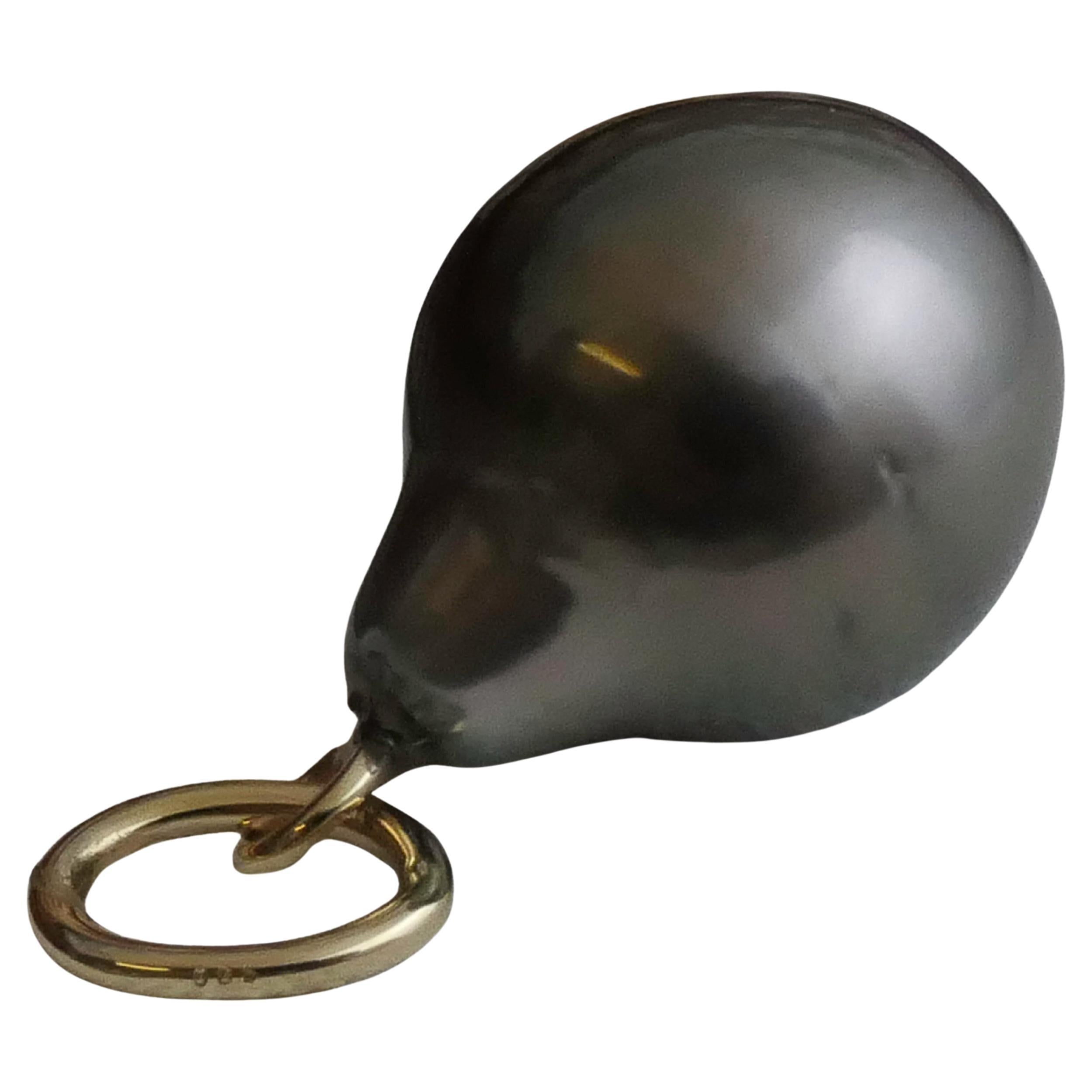 14kt Yellow Gold Tahitian Pearl Pendant