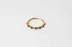14kt Yellow Gold Tsavorite Garnet Ring