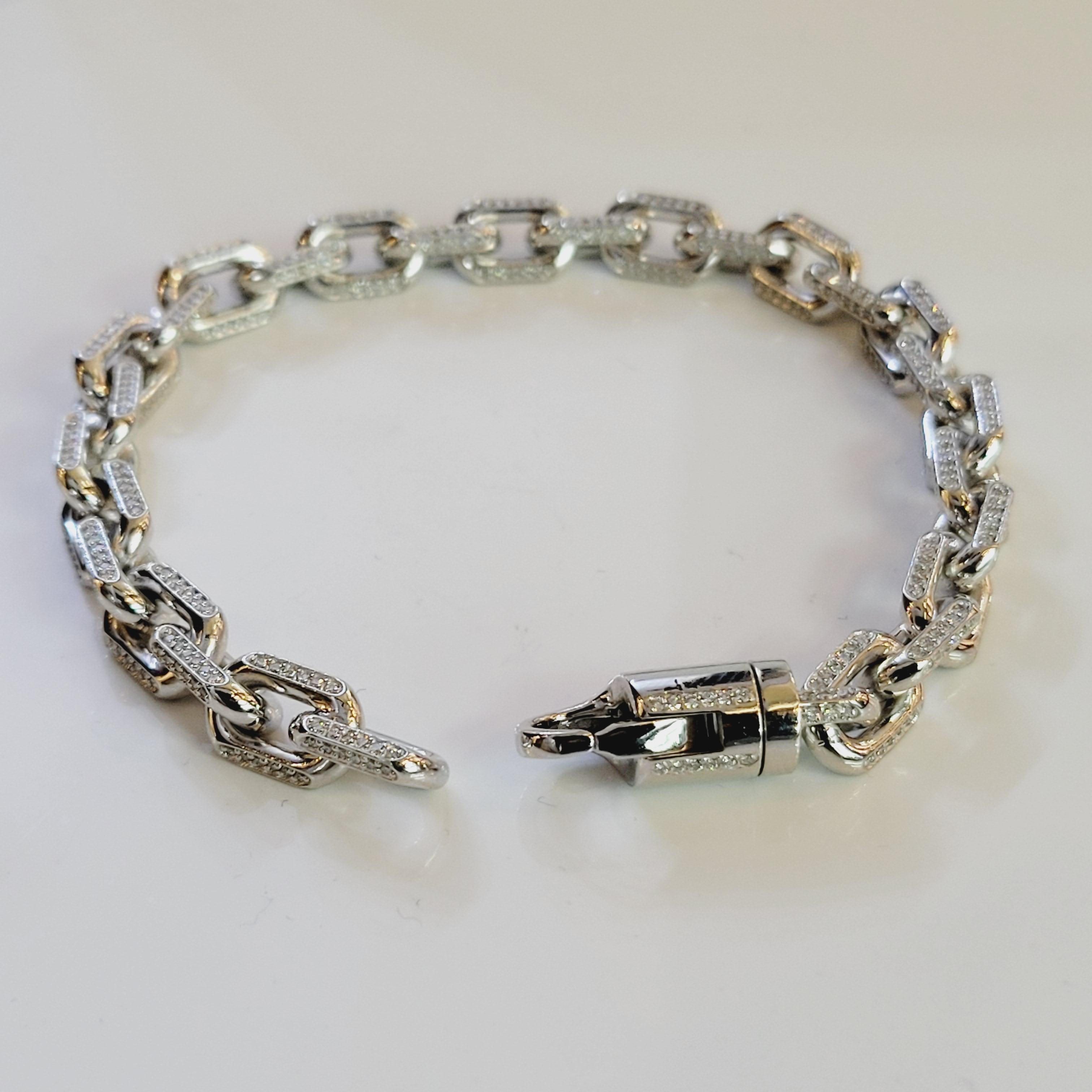 14kw Bracelet Mans Diamonds For Sale 1