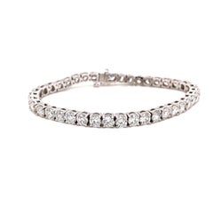 14kw Diamond Tennis Bracelet 13.27ct GIA Certified