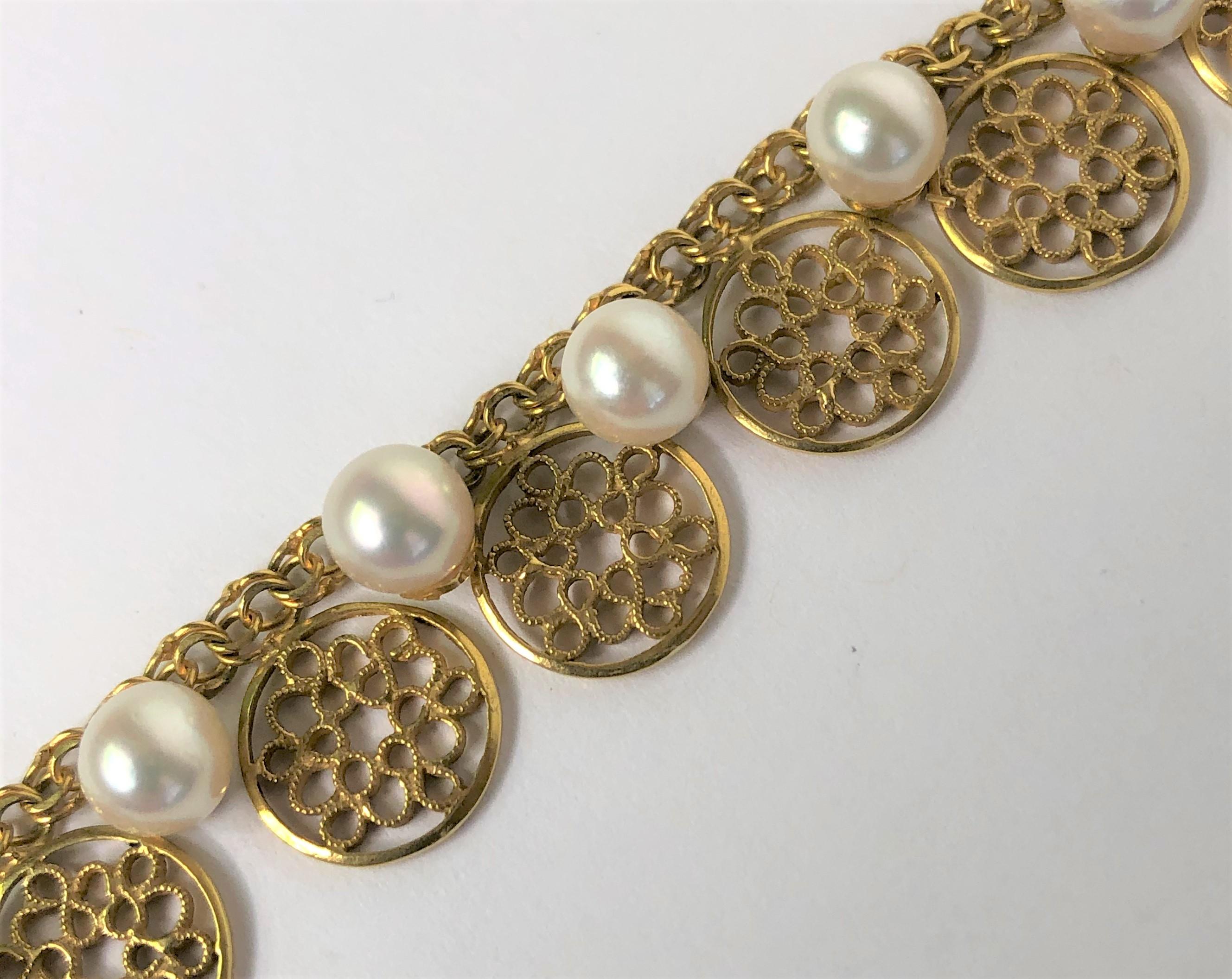 fancy pearl chain