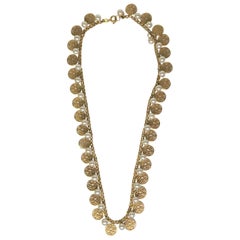 Collier de perles fantaisie 14 carats