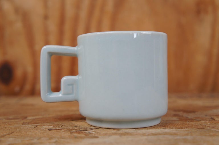 14pc Vintage Japanese Porcelain Tea Coffee Service Saki Cup Saucer Box Set For Sale at 1stDibs