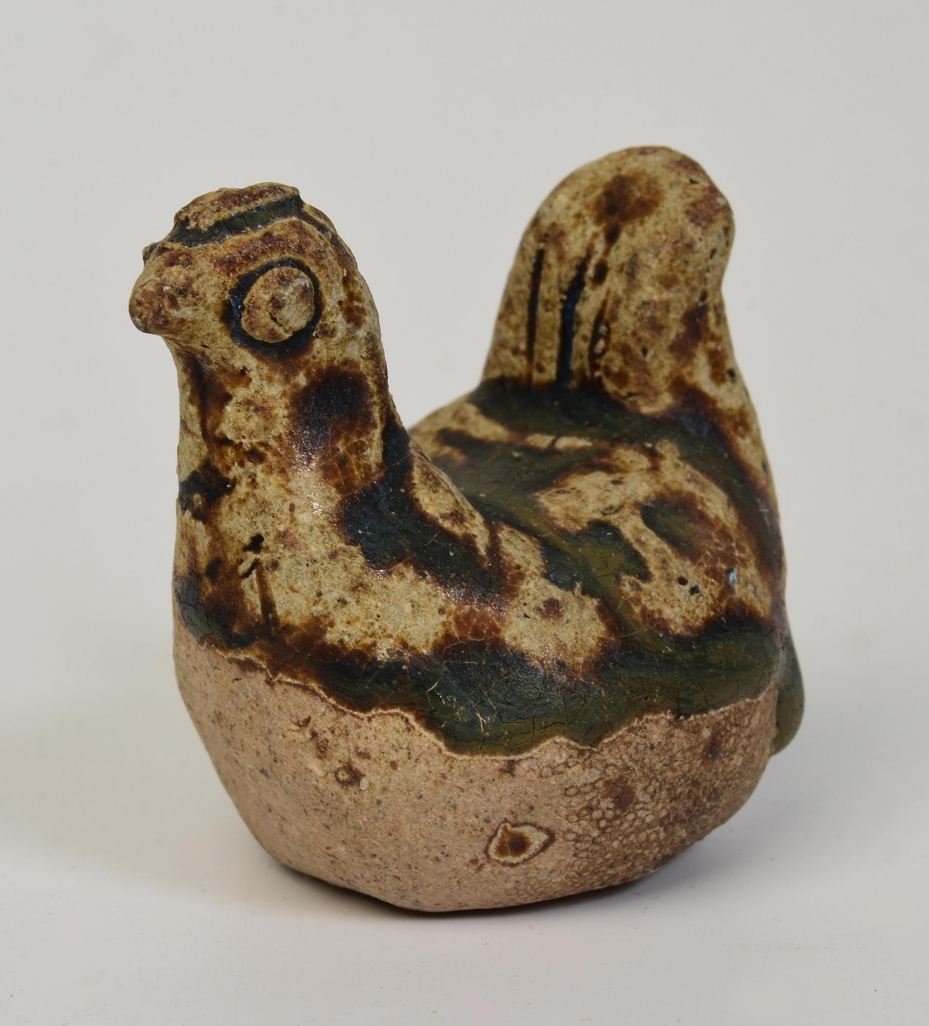 14th-16th C., A Set of Antique Thai Miniature Sukhothai Stoneware Ceramic Figure 2