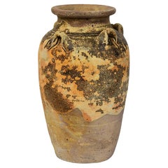 14th-16th Century, Sukhothai, Antique Sukhothai Pottery Jar